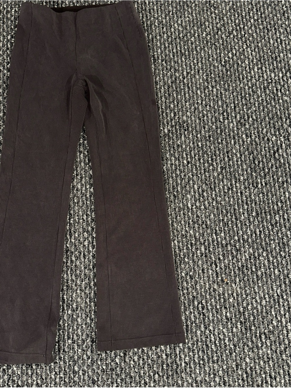 Lululemon Dark Brown Ribbed Stretch Pants